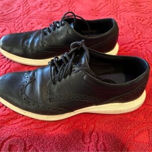 Black Leather Men's Cole‎ Haan Shoes Size 7.5